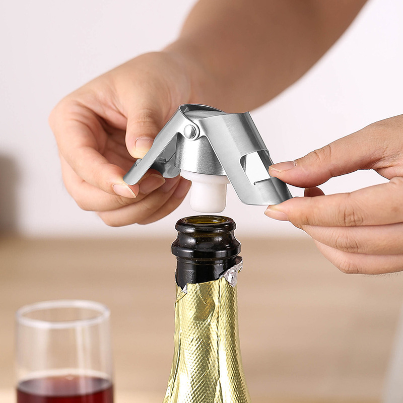 Wine Beer Champagne - Tappo per bottiglia di champagne in