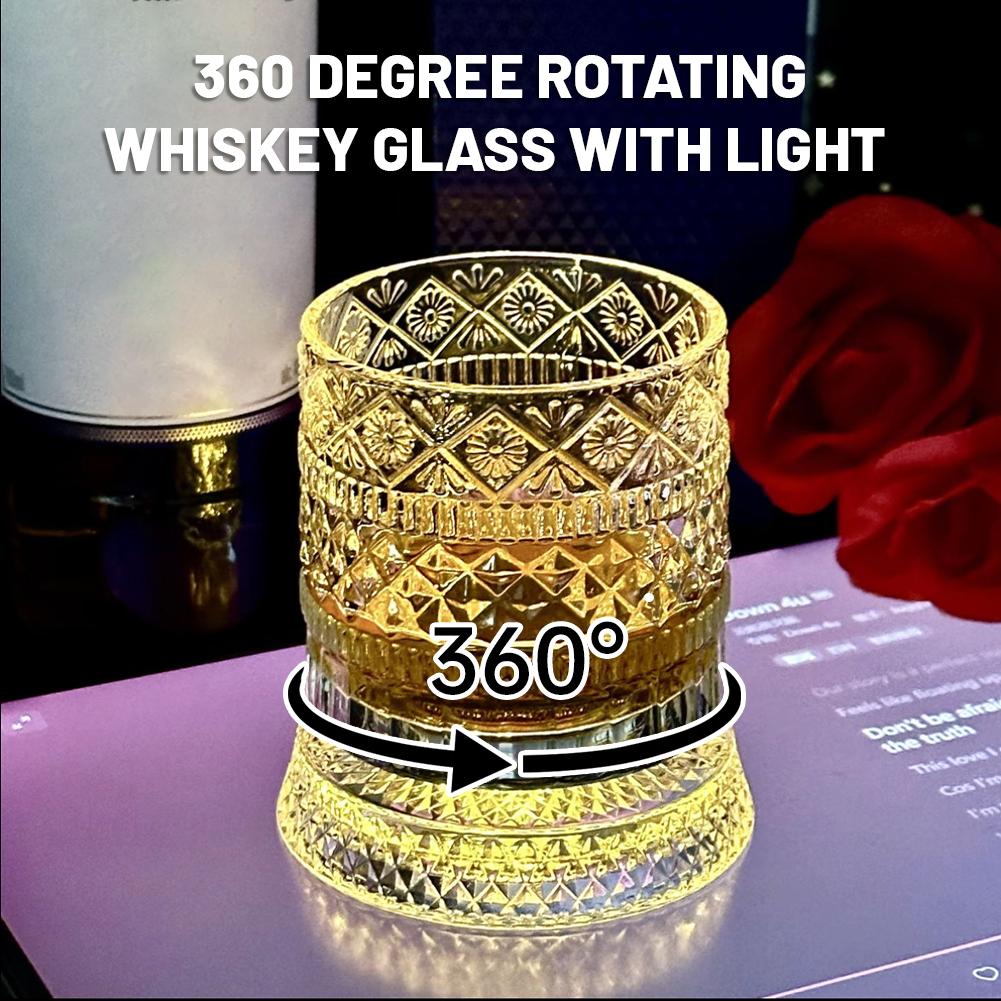Wine Beer And Liquor - Bicchiere da whisky rotante creativo in