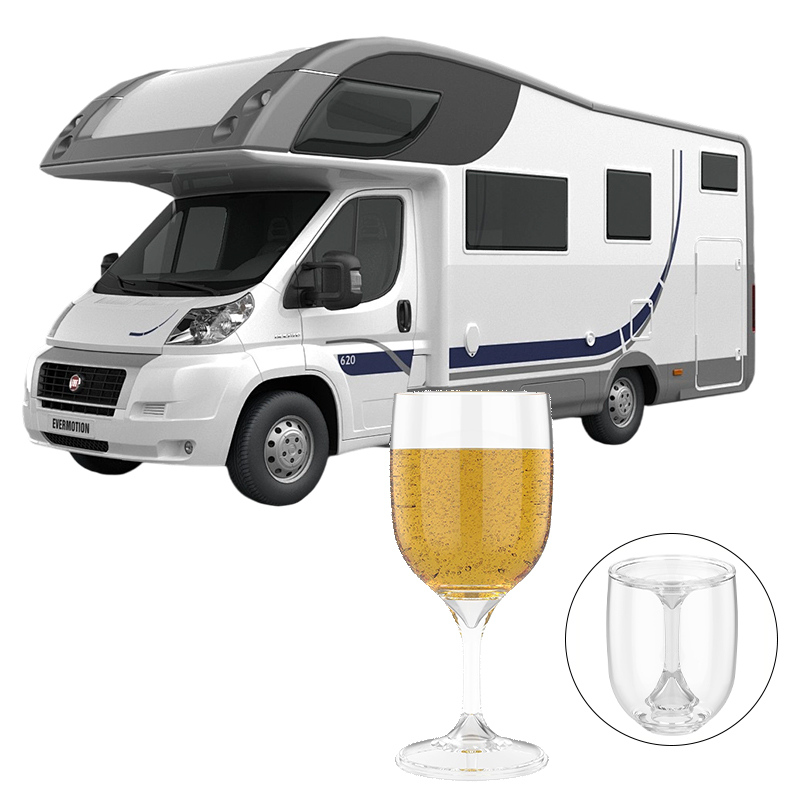 Wine & Beer Quito - Calice per bicchiere da vino portatile