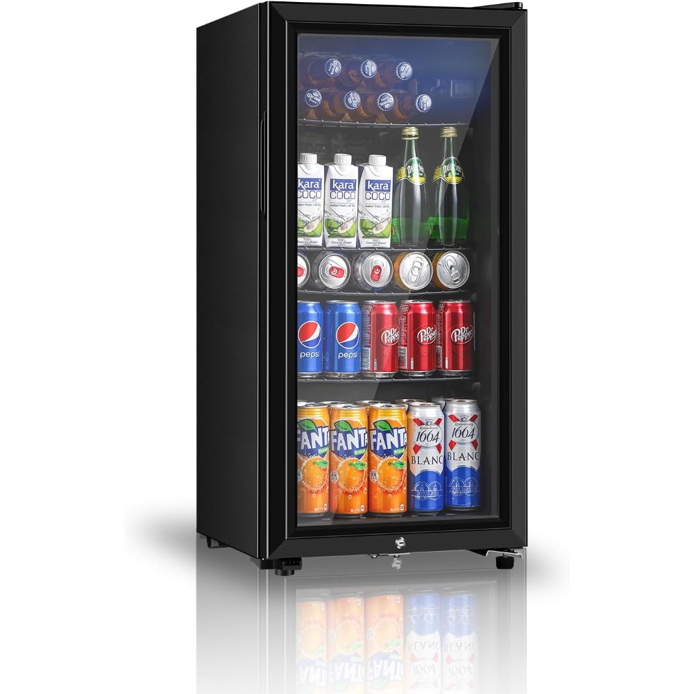 Wine Beer Mini Fridge - Frigorifero per bevande, mini frigorifero a