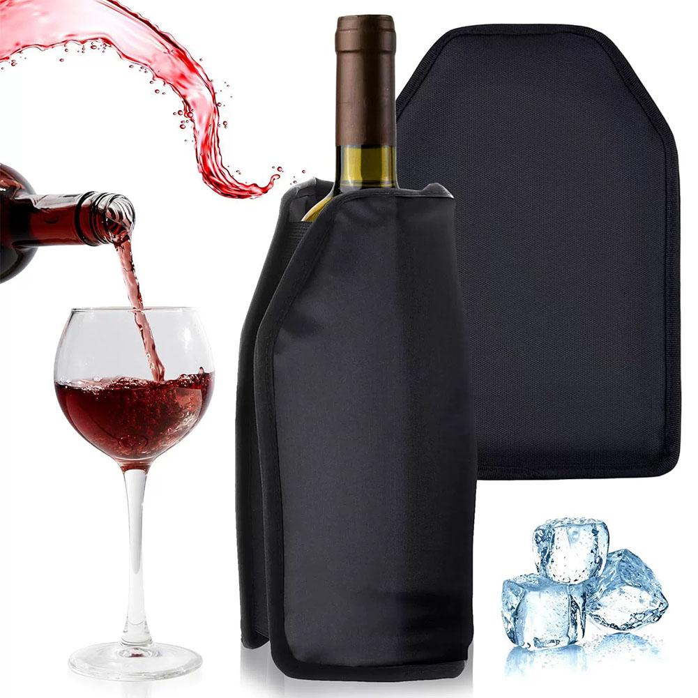 Wine Beer Champagne - Portabottiglie Refrigerante per Vino, Sacca Ghiaccio,