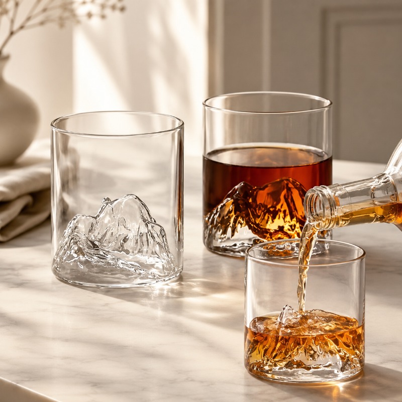 Wine Beer And Liquor - Bicchiere da whisky Guanshan Glacier Mountain,