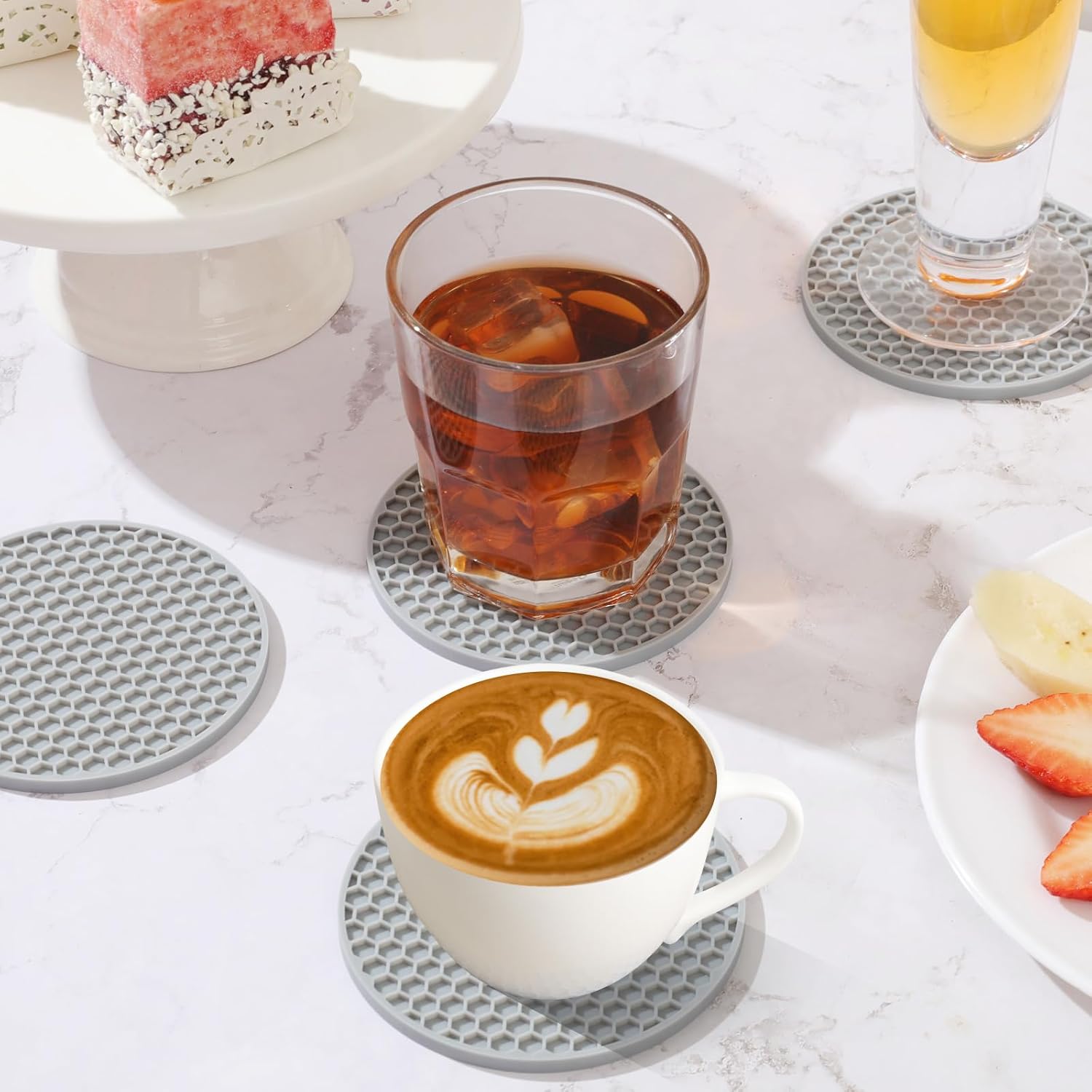 Set sottobicchieri in silicone - Wine Beer And Liquor recensione e prezzo