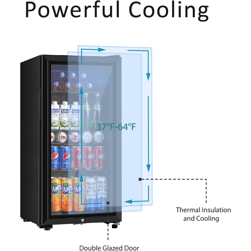 Frigorifero per bevande, mini  - Wine Beer Mini Fridge recensione e prezzo