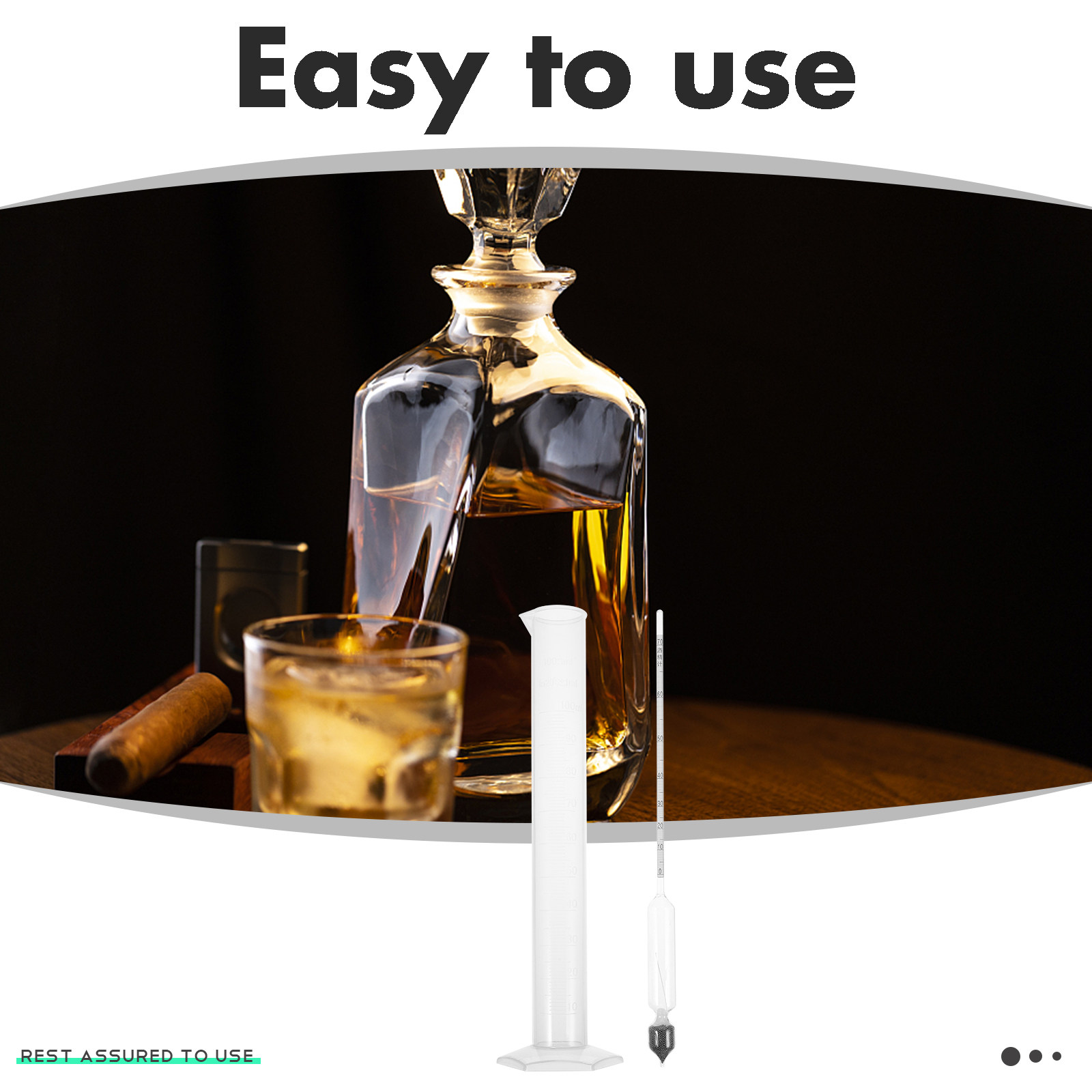 1 Set di Idrometri in Vetro pe - Wine Beer And Mead recensione e prezzo
