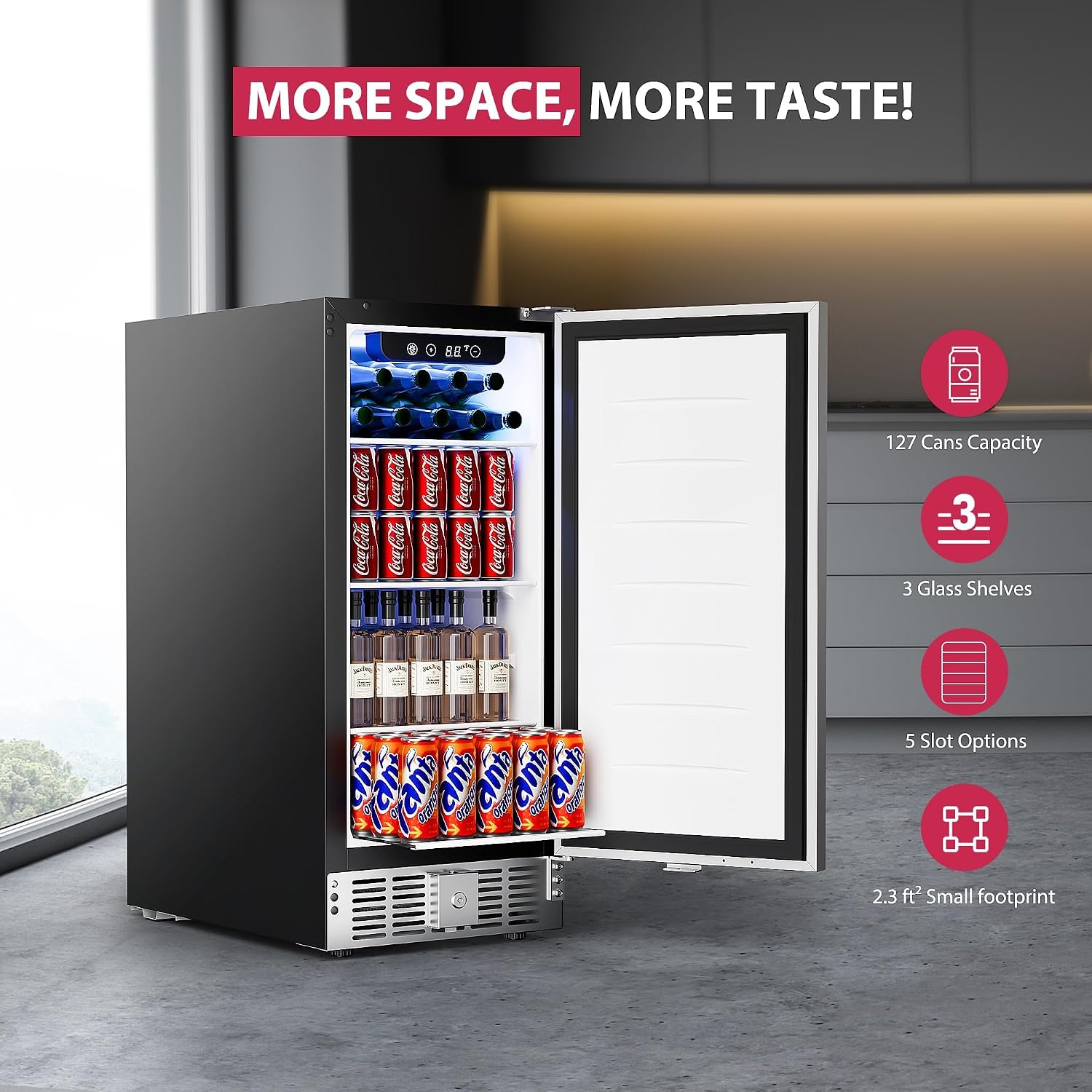 Frigorifero per Bevande da 15  - Wine Beer Mini Fridge recensione e prezzo